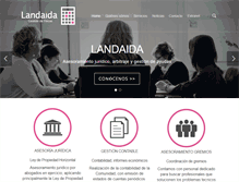 Tablet Screenshot of landaida.com
